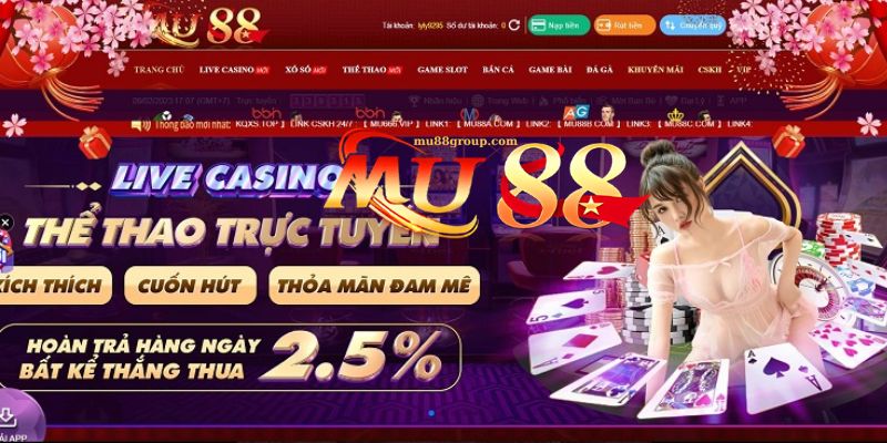 casino online mu88 chuẩn chỉ nhất tặng 199k